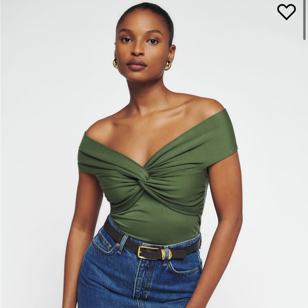 Reformation Ezlynn knit top